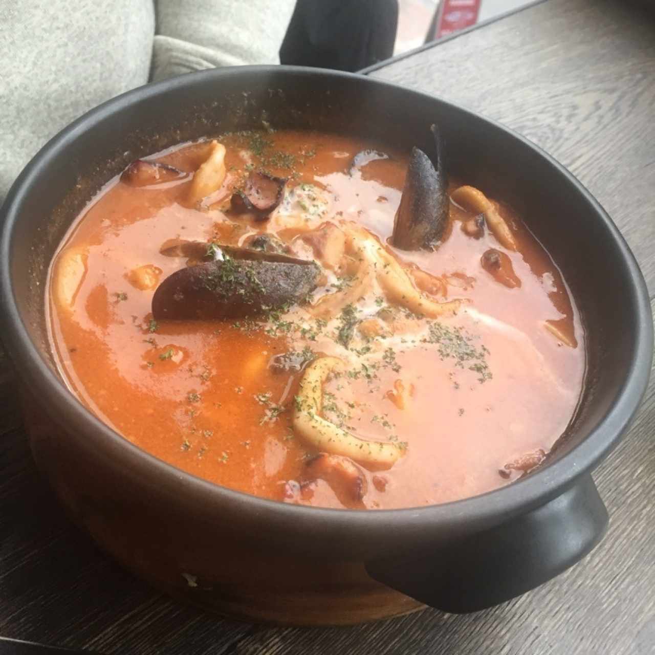 cazuela de mariscos