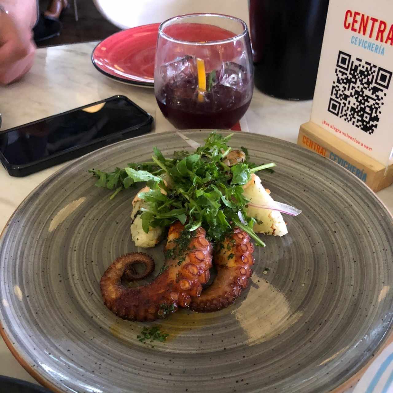 Pulpo a la parrila