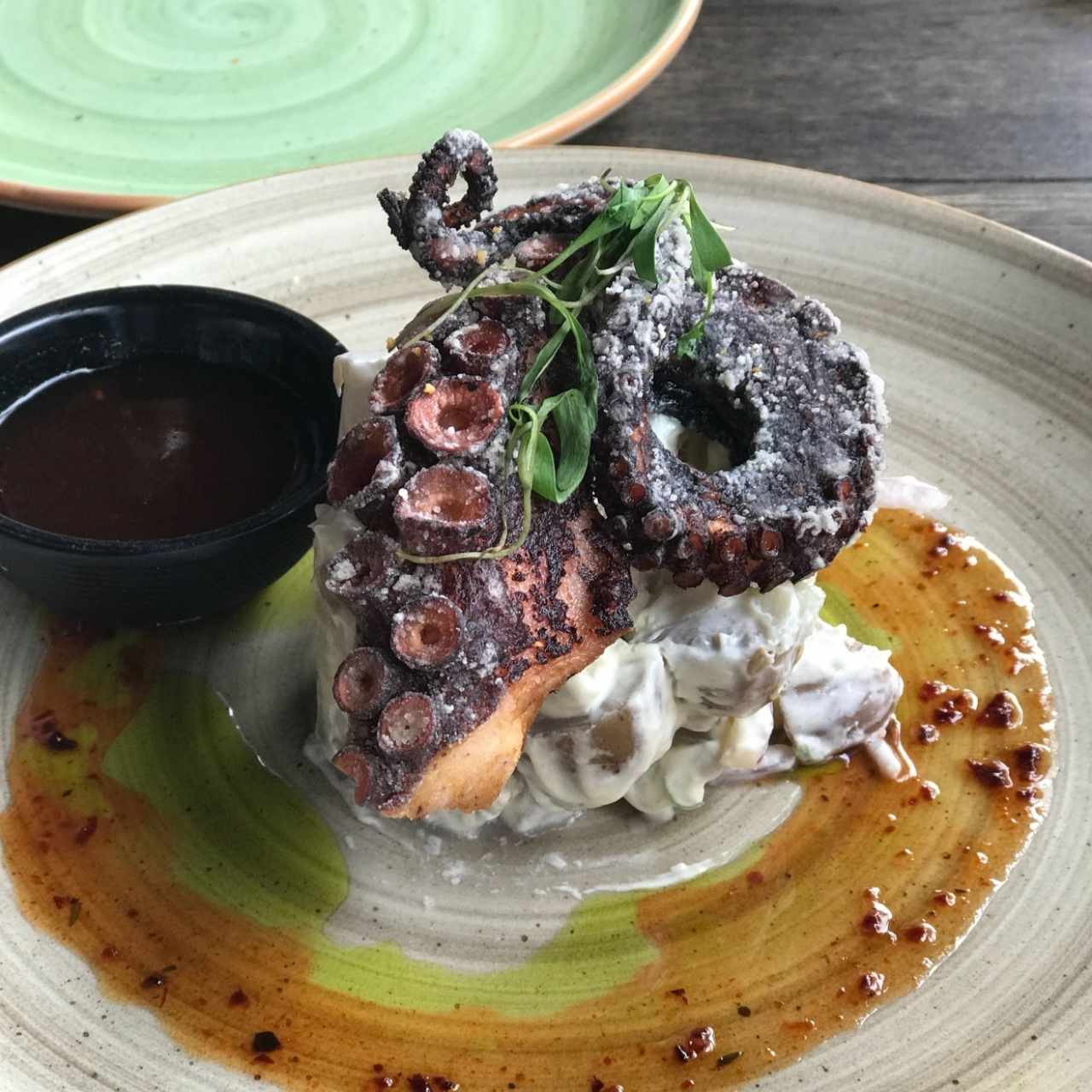 pulpo crocante 