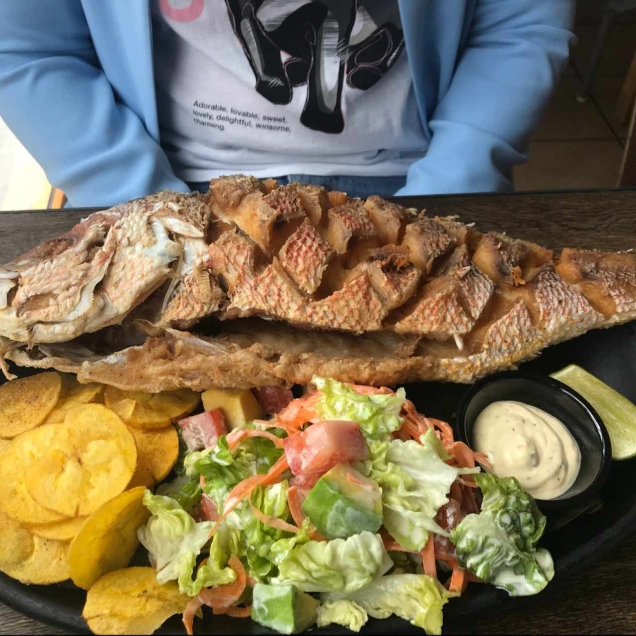 Pescado Frito Entero (Pargo Rojo)