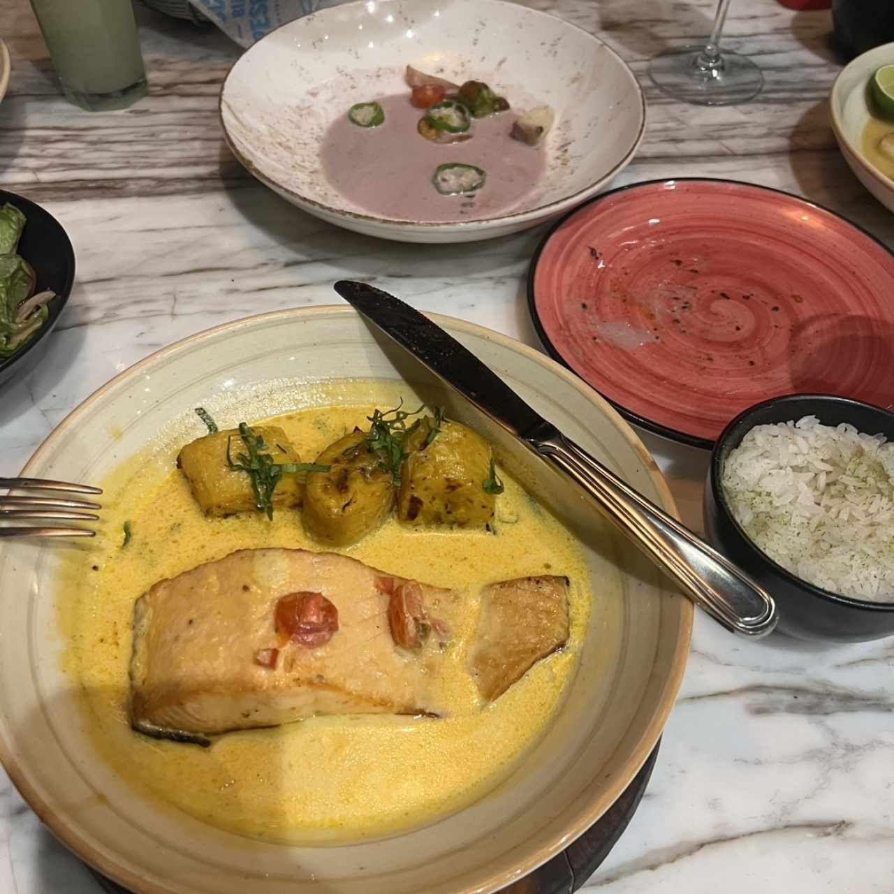 Cococho con Salmon