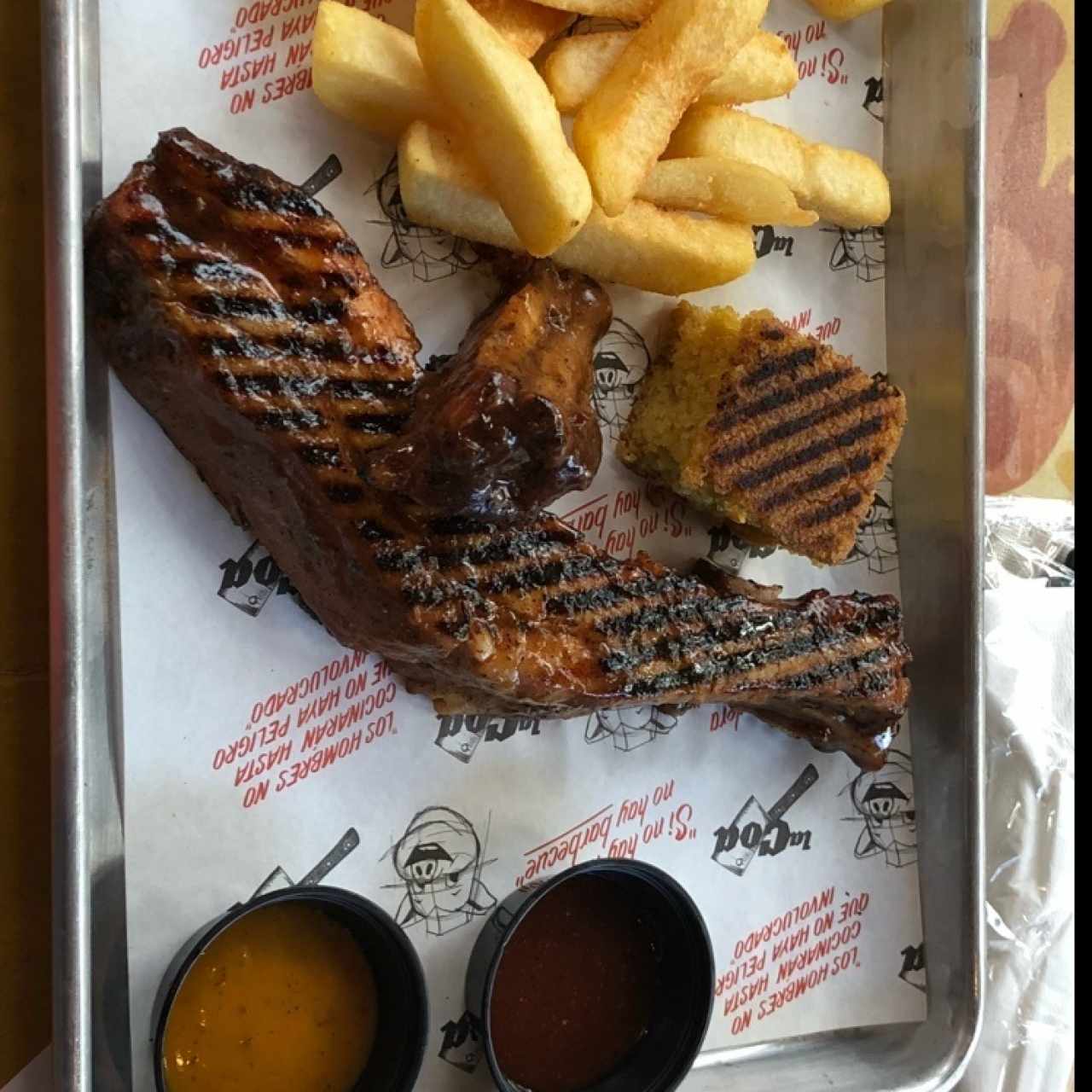 Costillas de cerdo BBQ