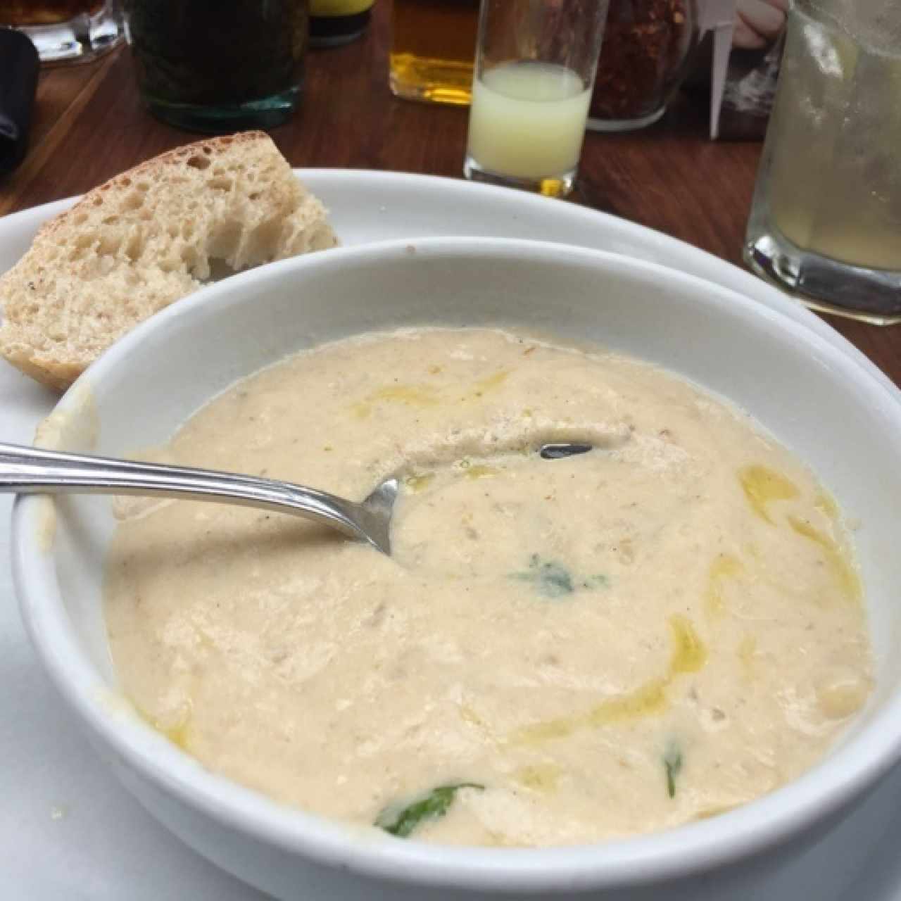 grumosa crema de champiñores