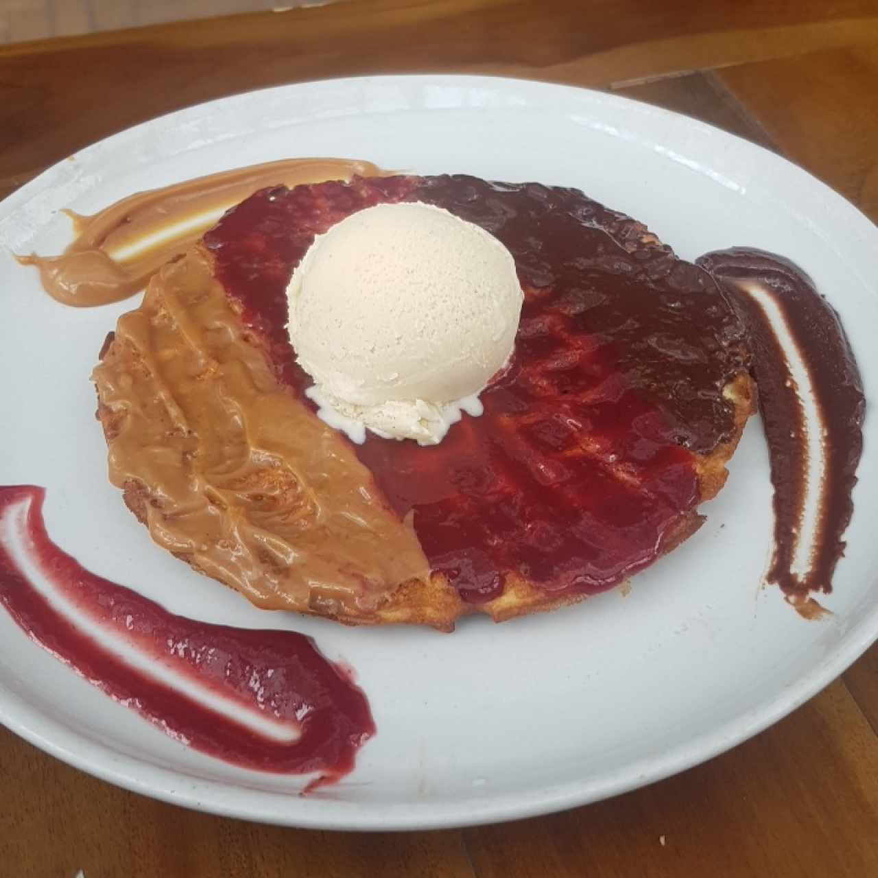 waffle mixto 