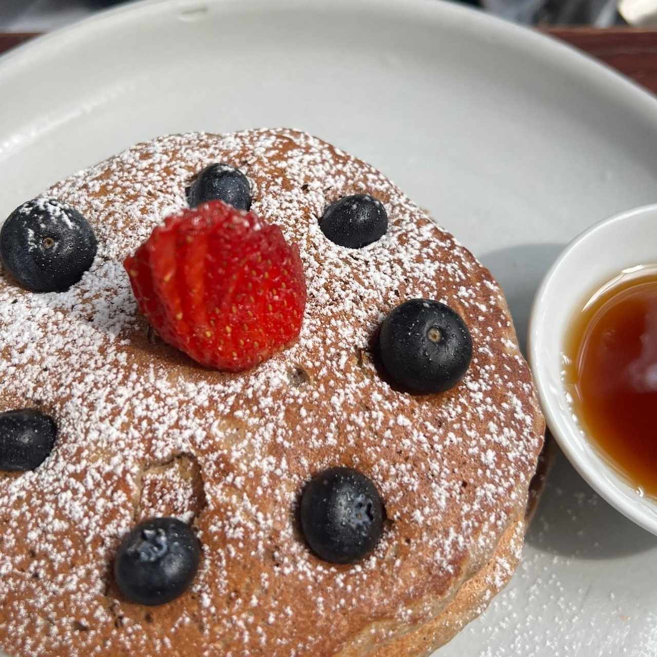 Pancakes con blueberries 