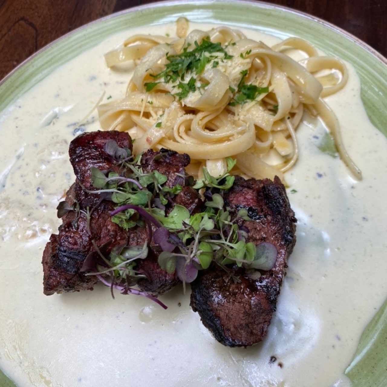 Steak roquefort