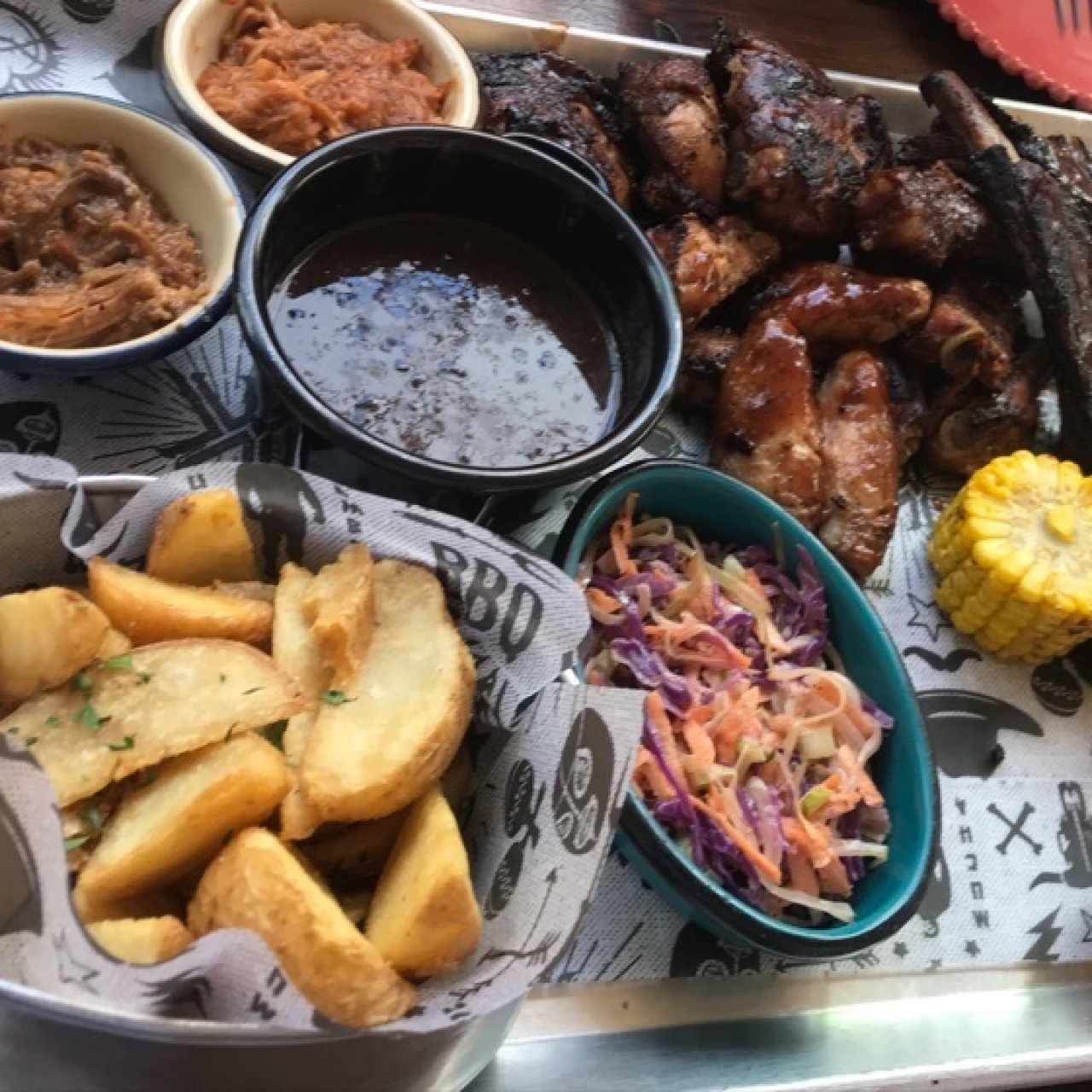 bandeja para 4