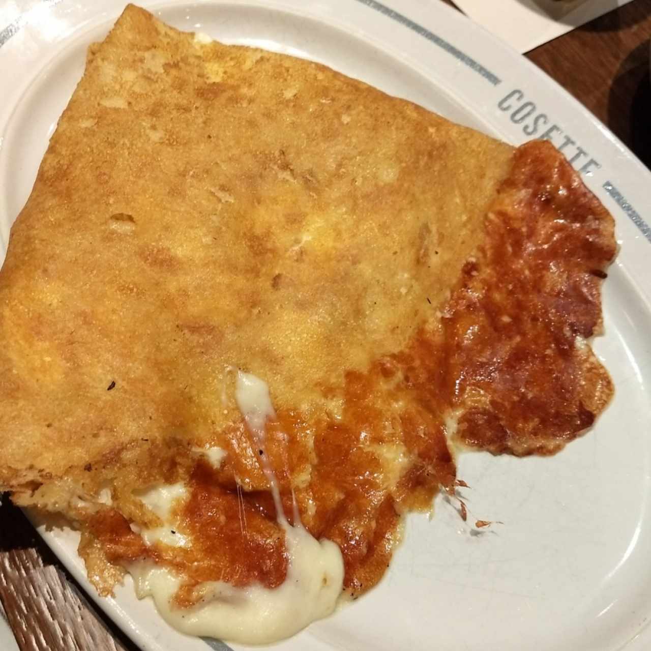 crepe de jamón de pavo 