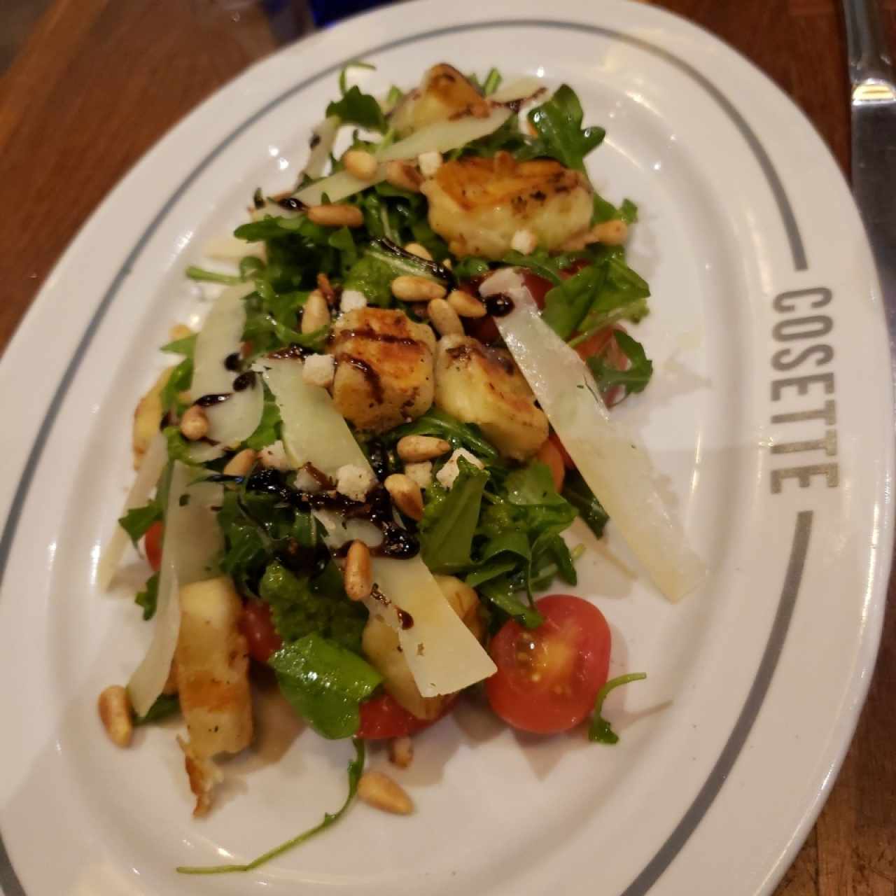 ensalada de gnocchi