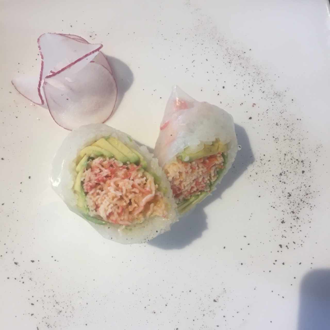 Rollos de cangrejo