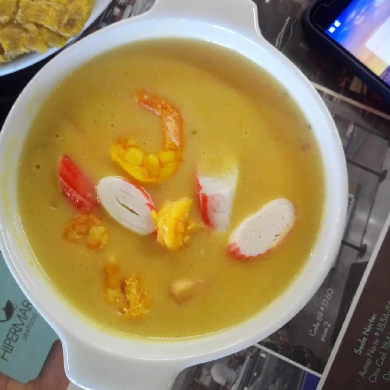 cazuela de mariscos