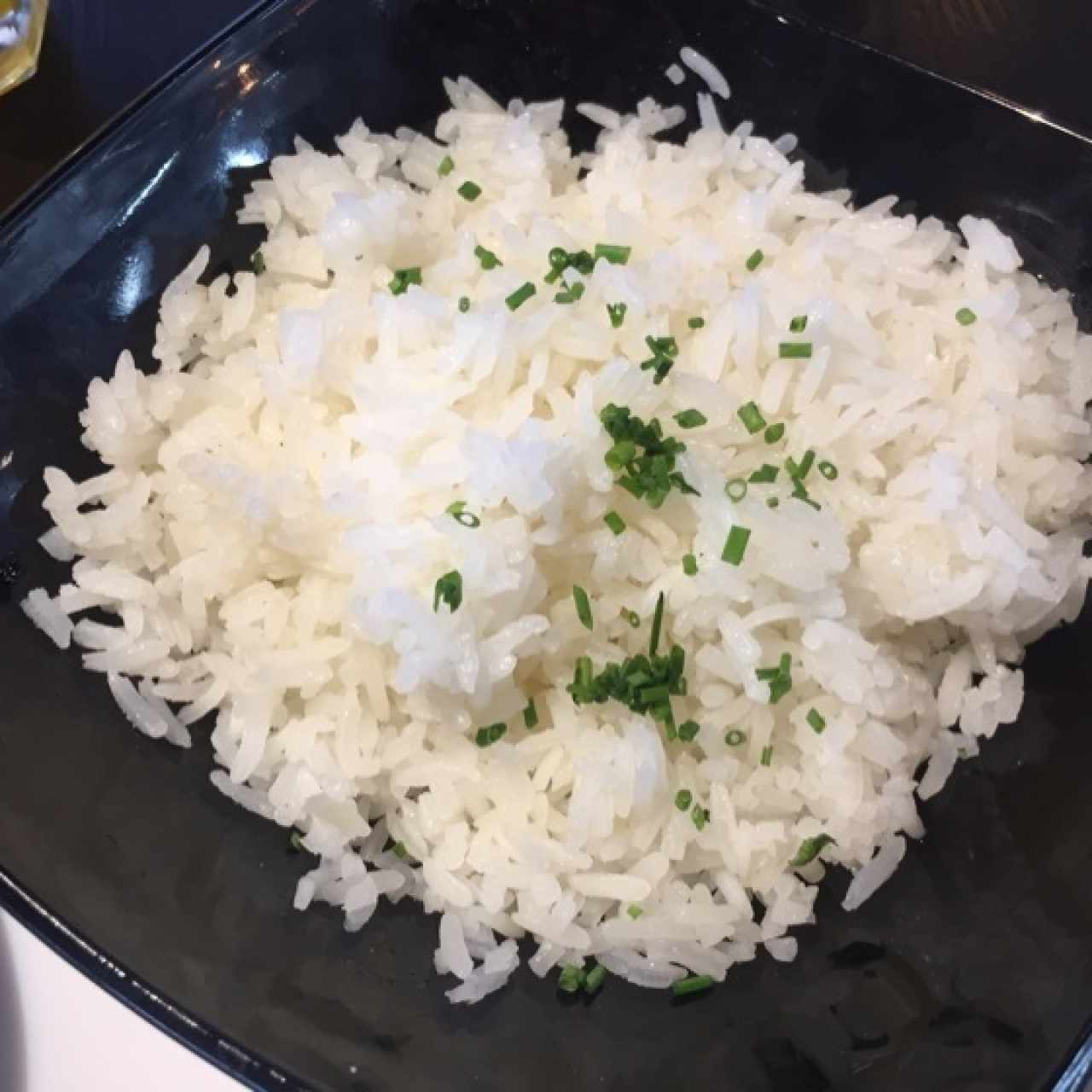 Arroz acompañamiento corvina