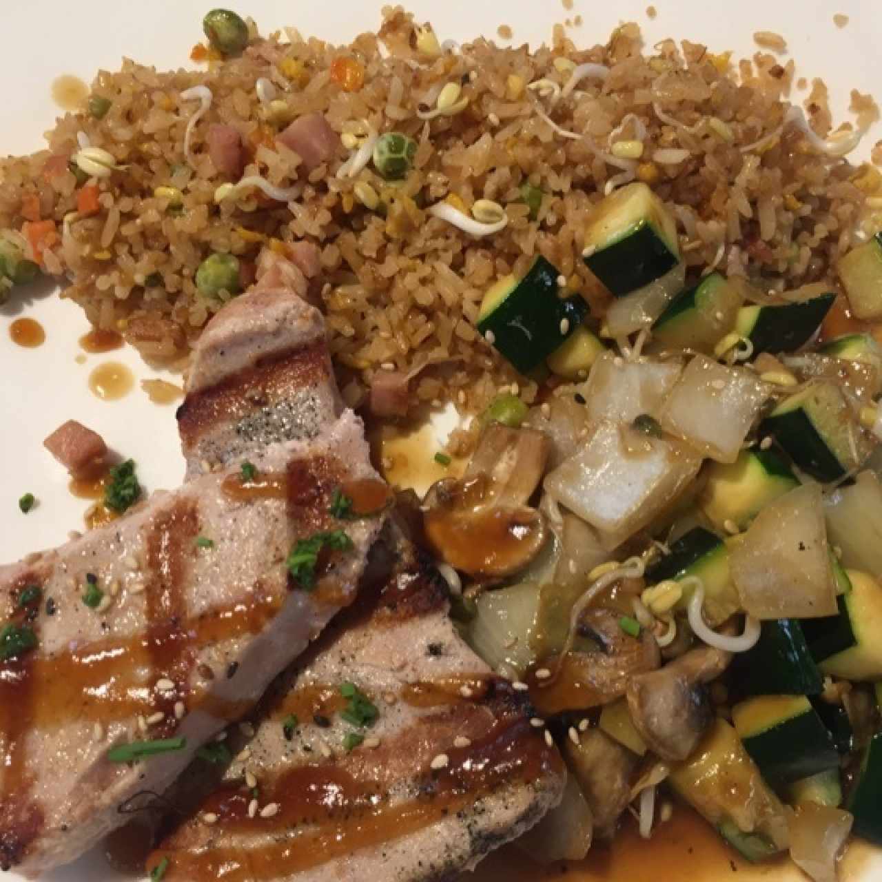 Atún a la plancha