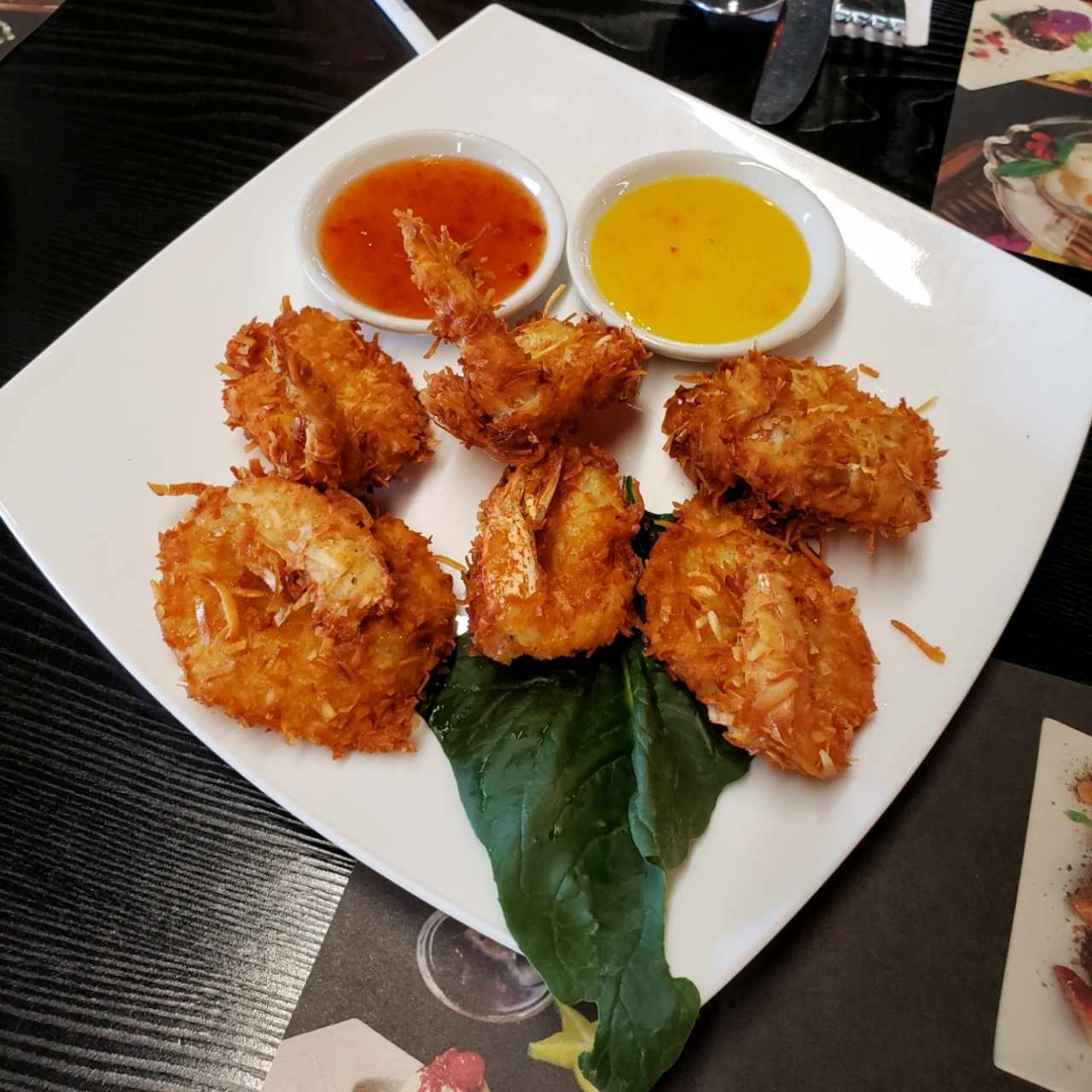 Langostinos Apanados con Coco