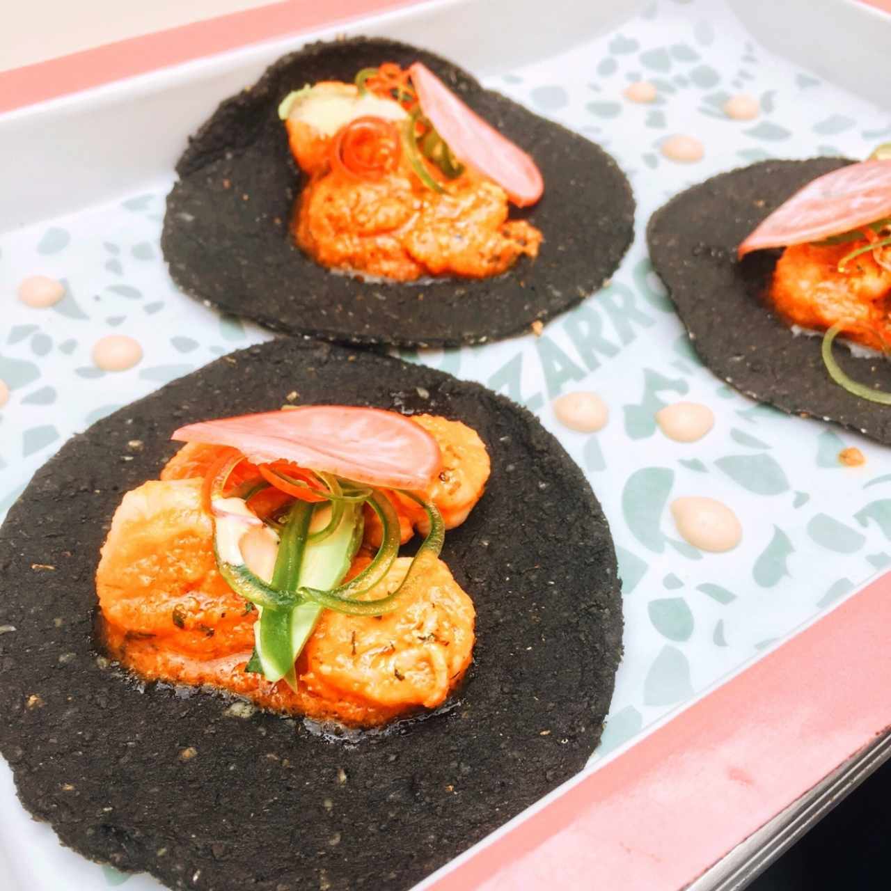 Tacos de camarón
