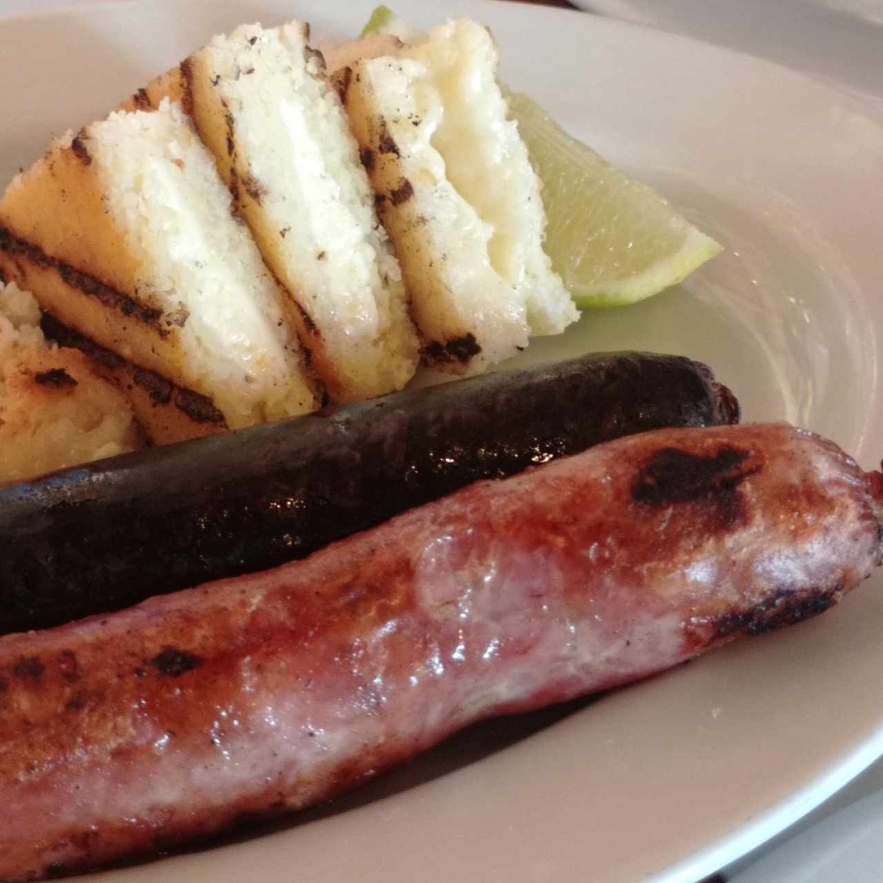 chorizo y morcilla
