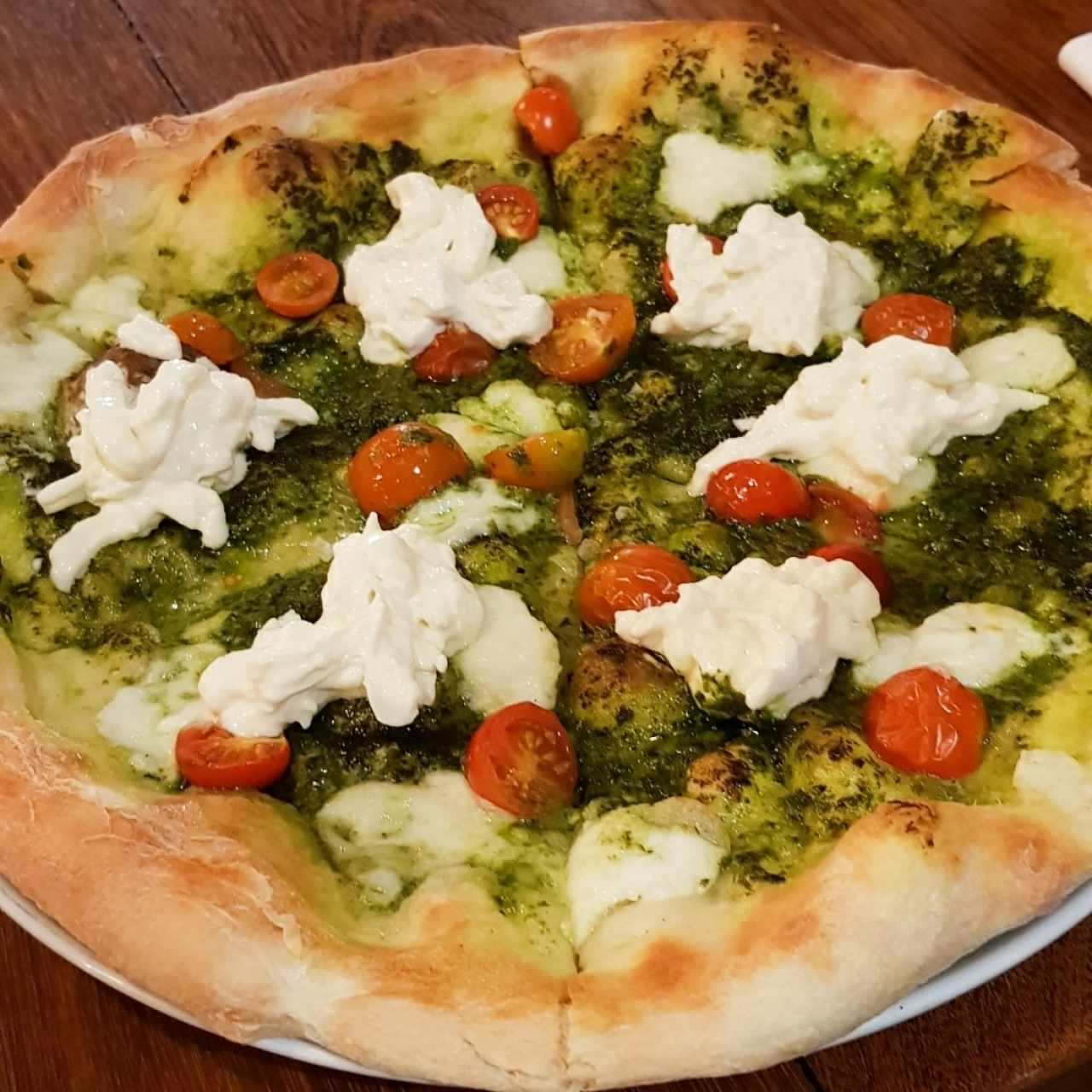 pizza stracciatella 