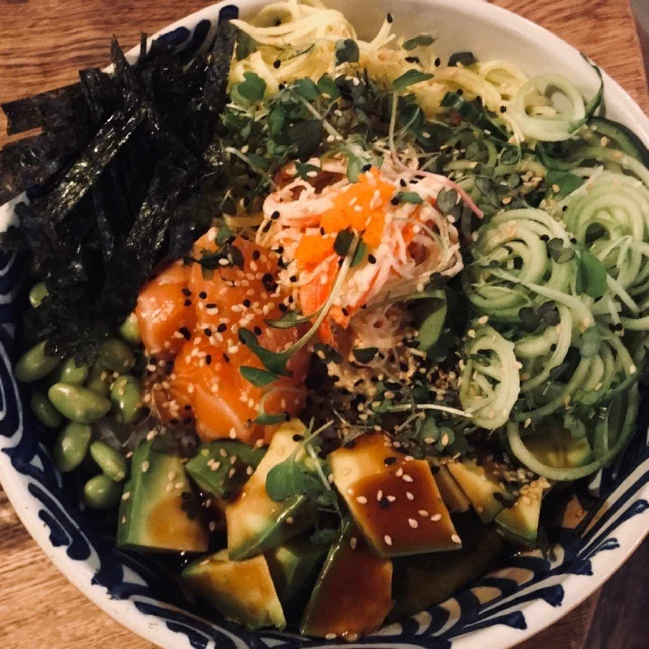 Pole bowl de salmon 