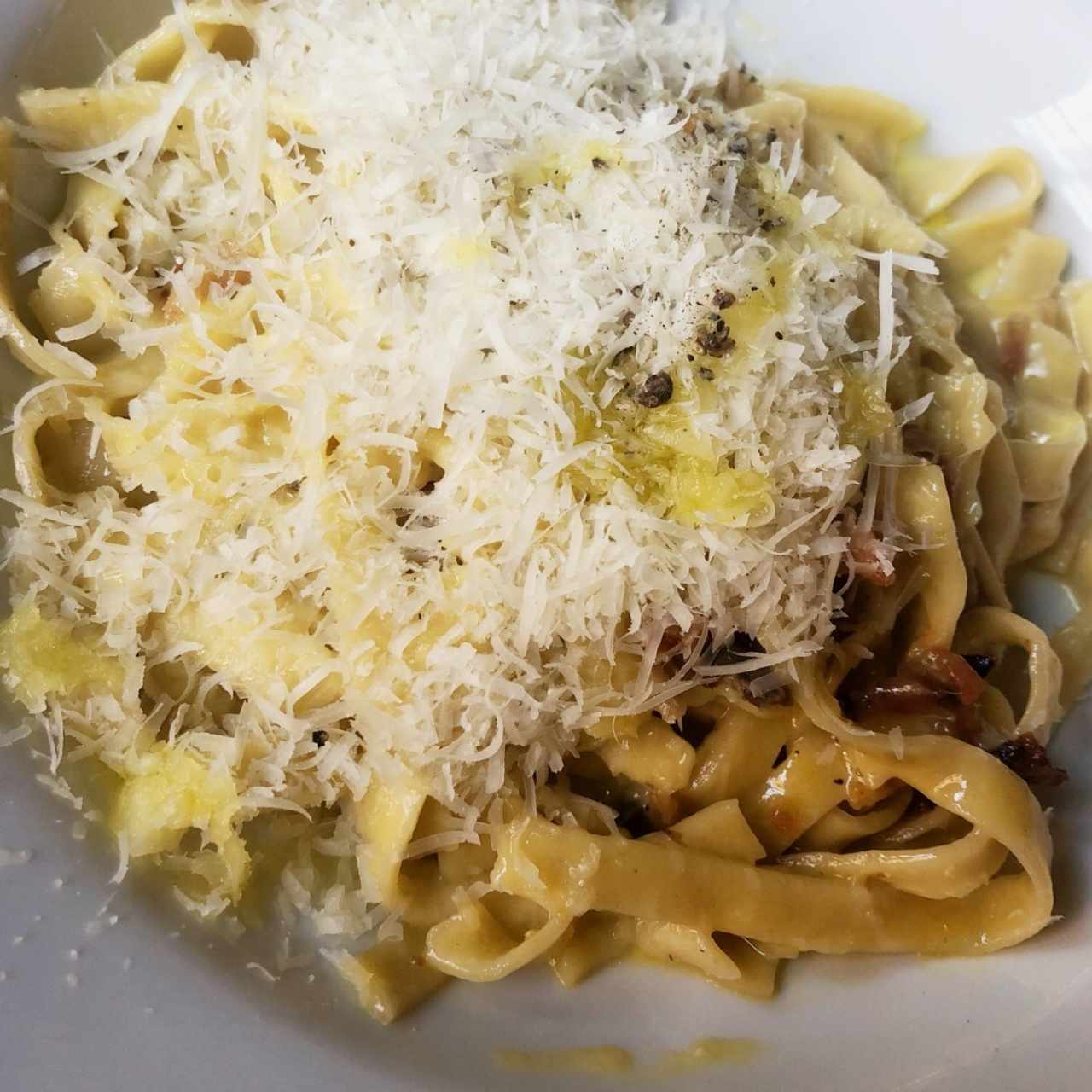 Fettucini carbonara