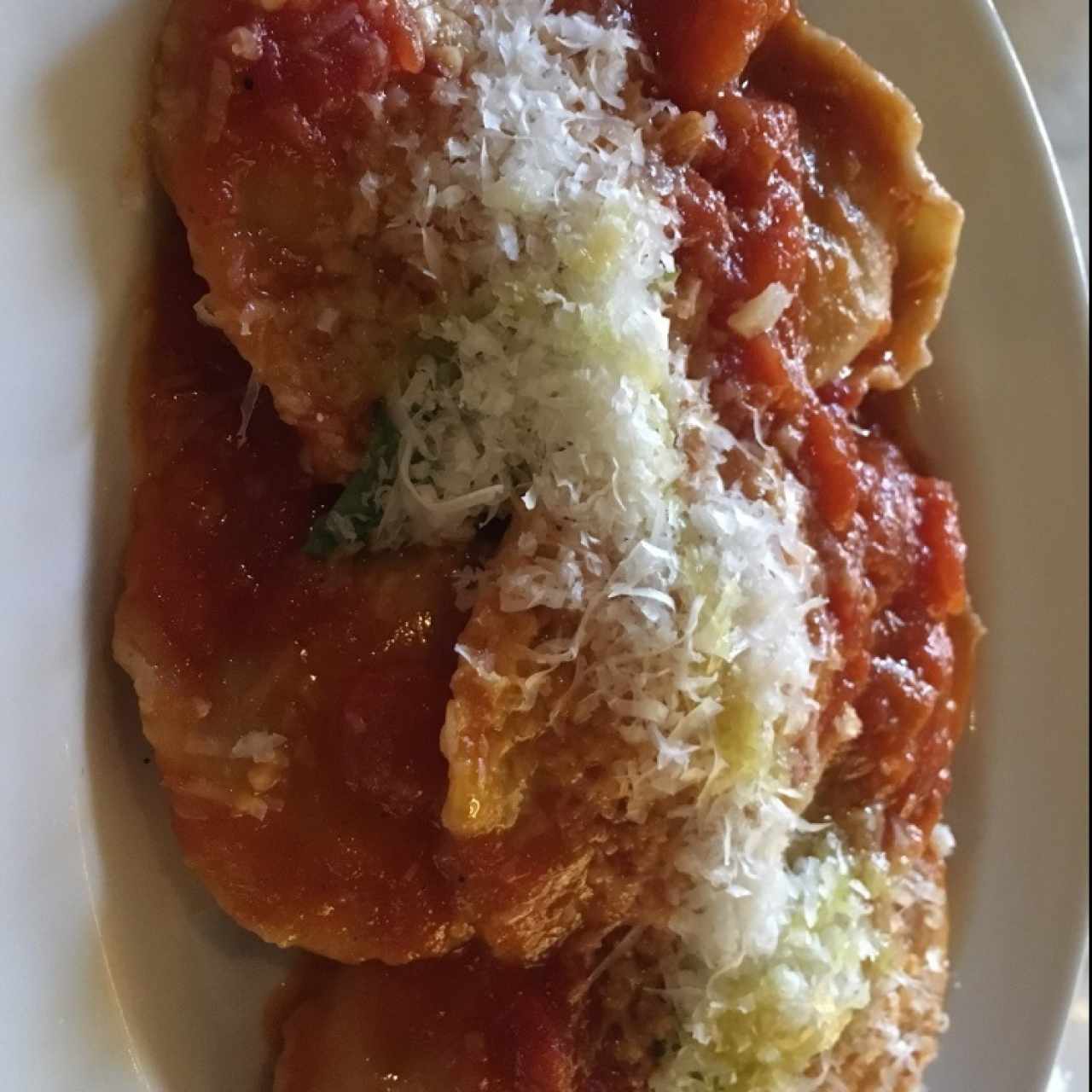 Raviolis rellenos de Ahuyama