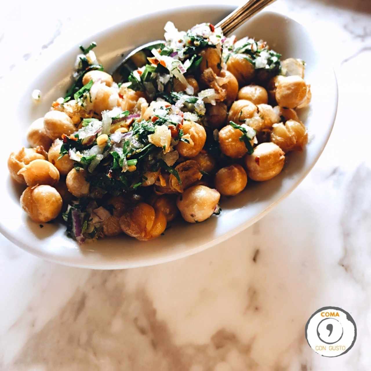 Garbanzos fritos