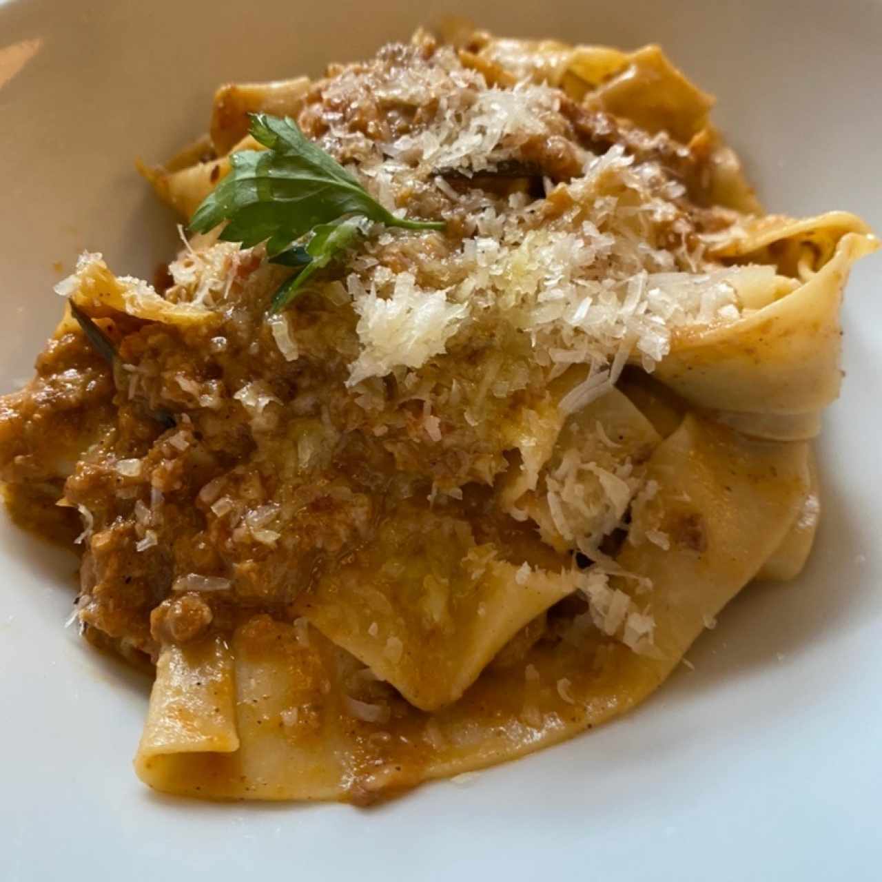 Pappardelle bolognesa