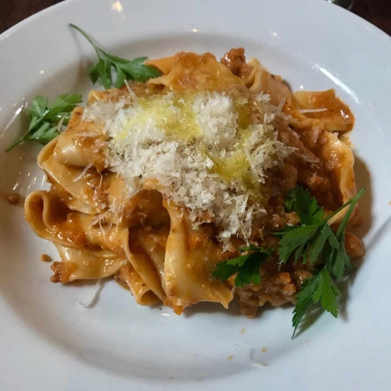 parpadelle  bolognese