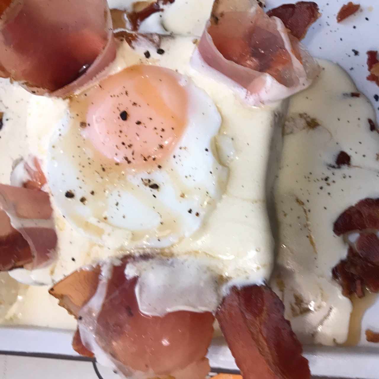 Pato con huevo-Francés
