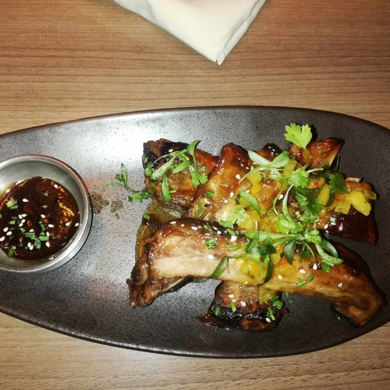 Costillas BBQ al cilindro