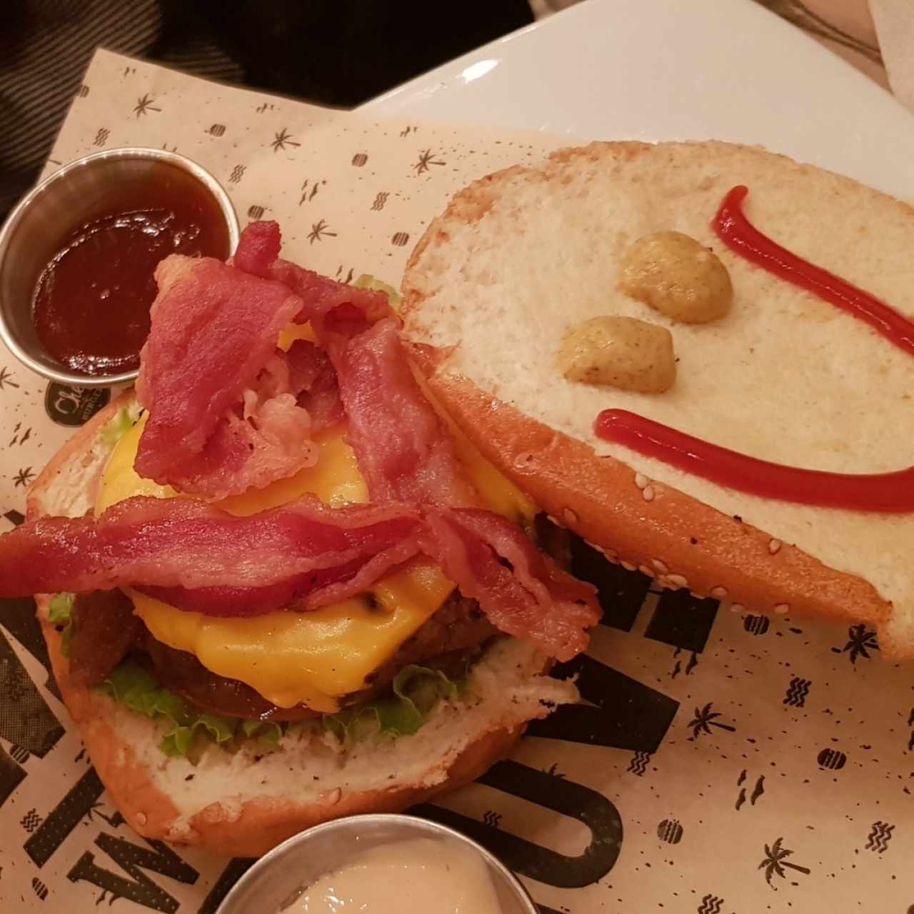 Bacon cheeseburger