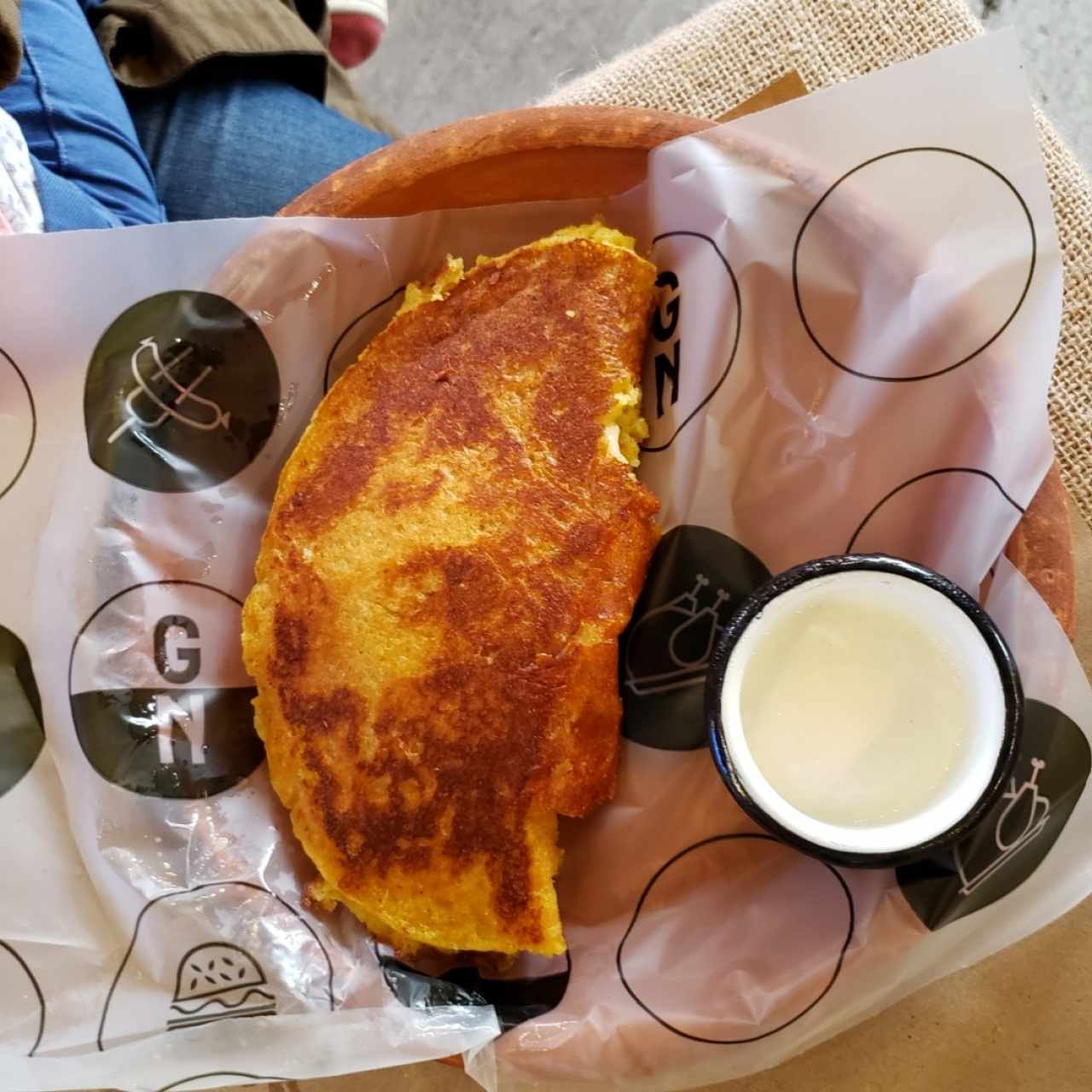 arepa de chócolo