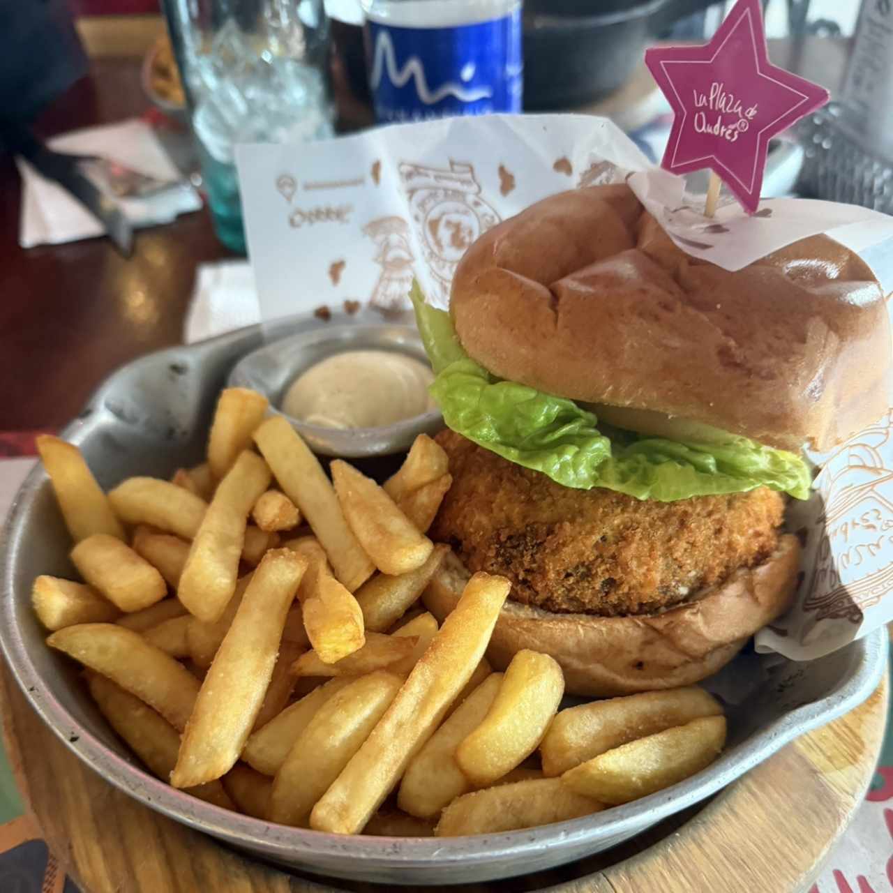 Hamburguesa vegetariana 