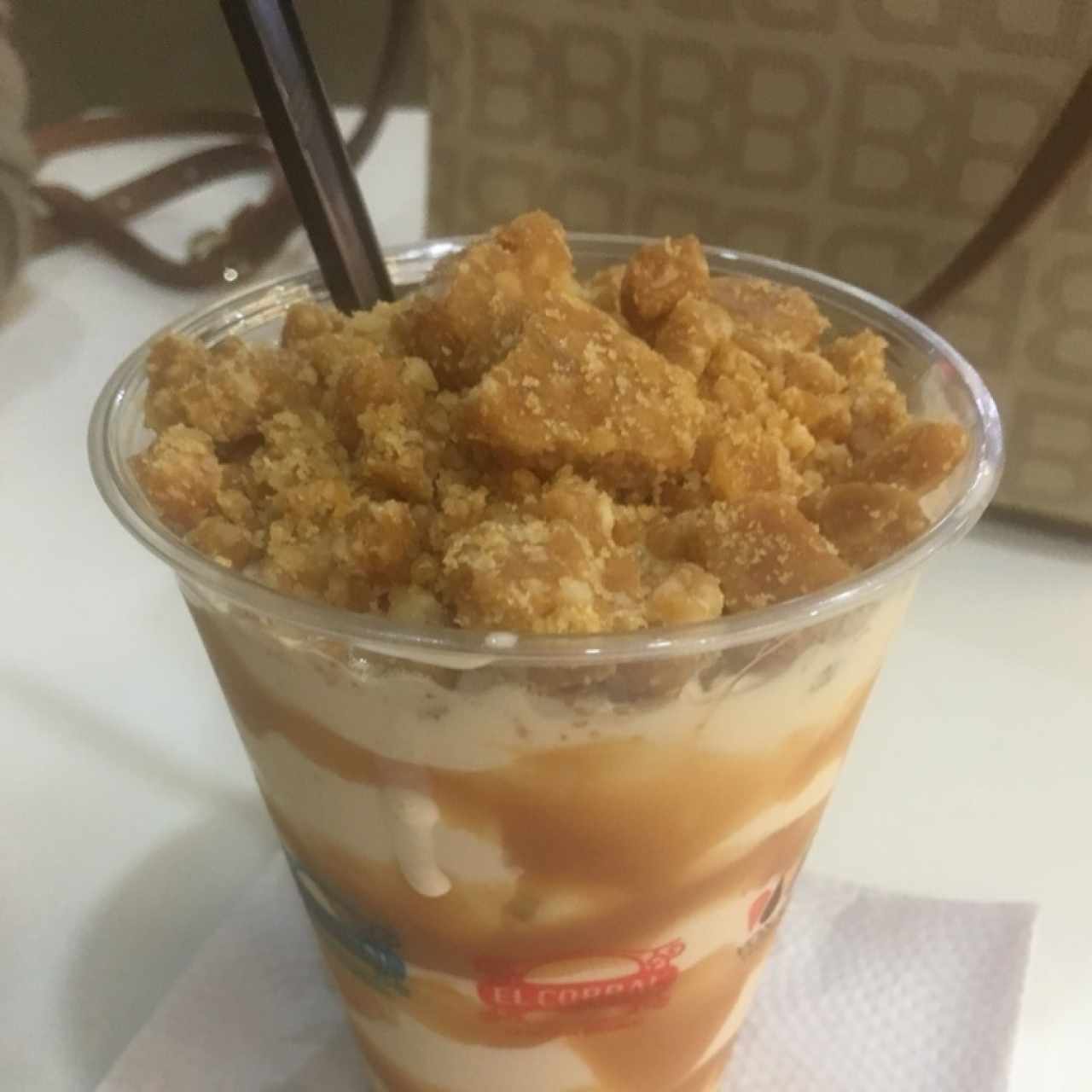 Malteada de macadamia.