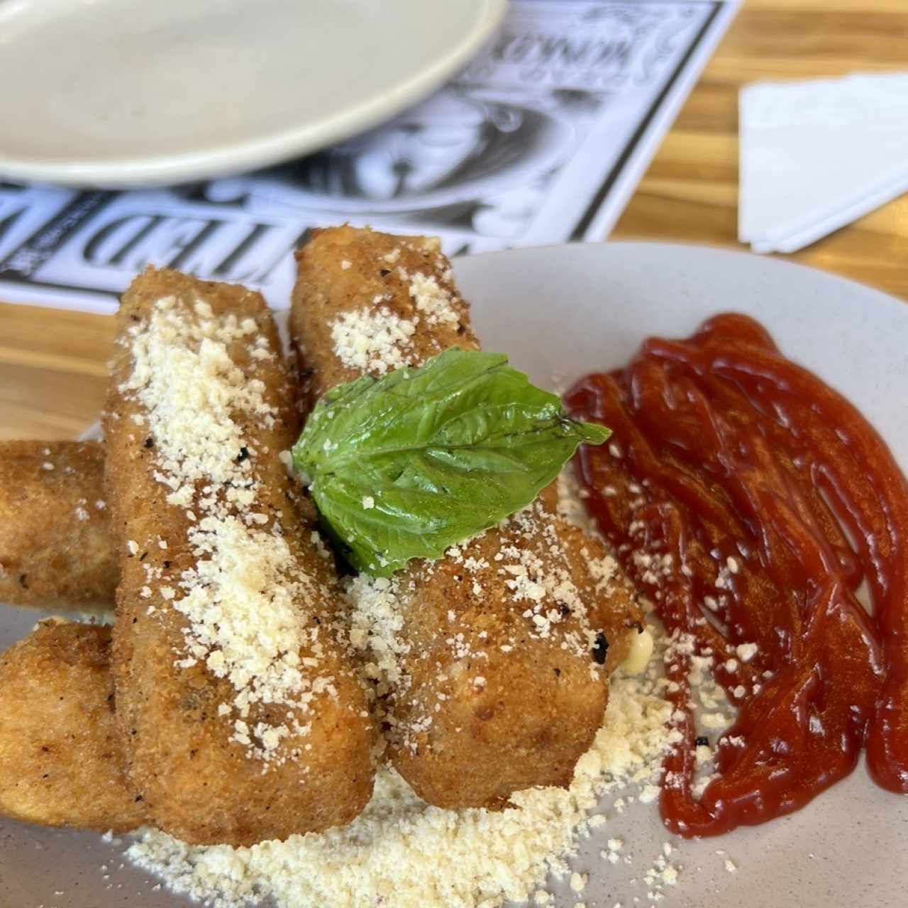 Dedos de mozarella