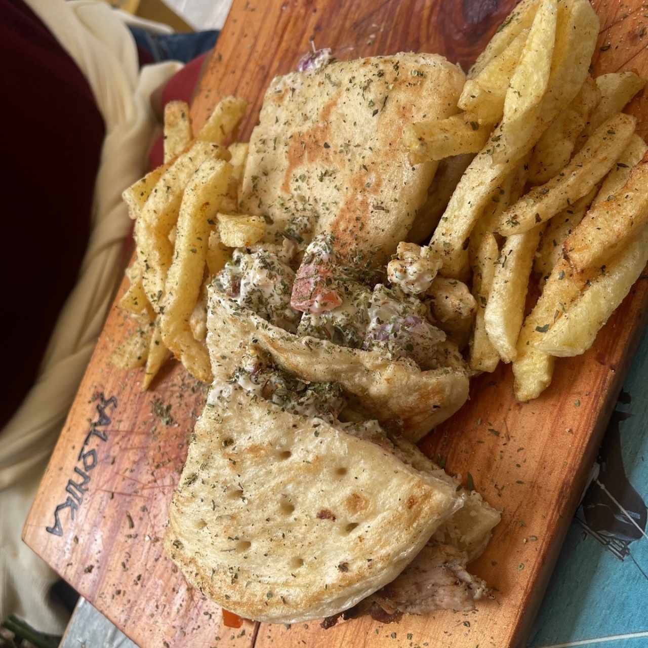 Pollo y cerdo