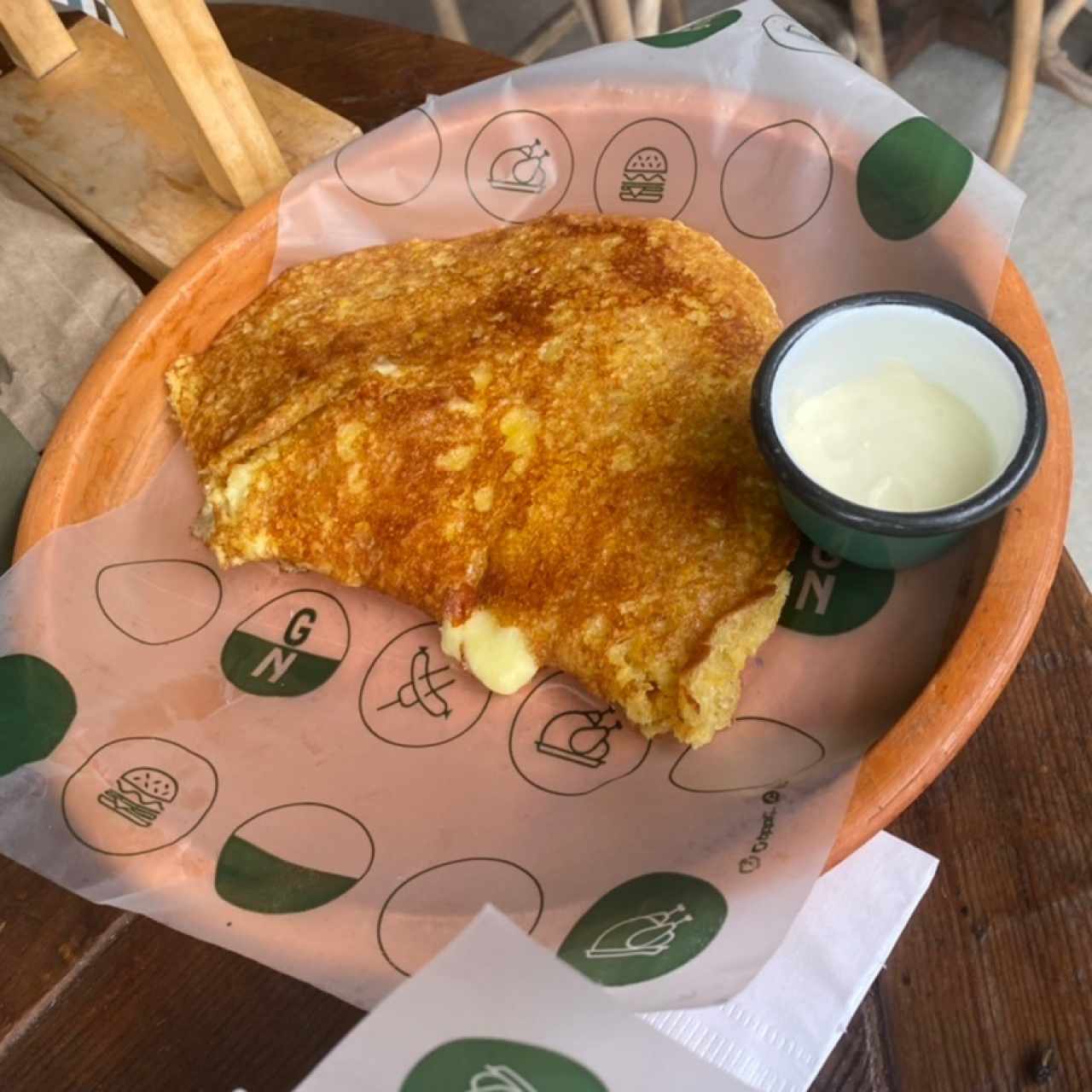 Arepa de maiz 