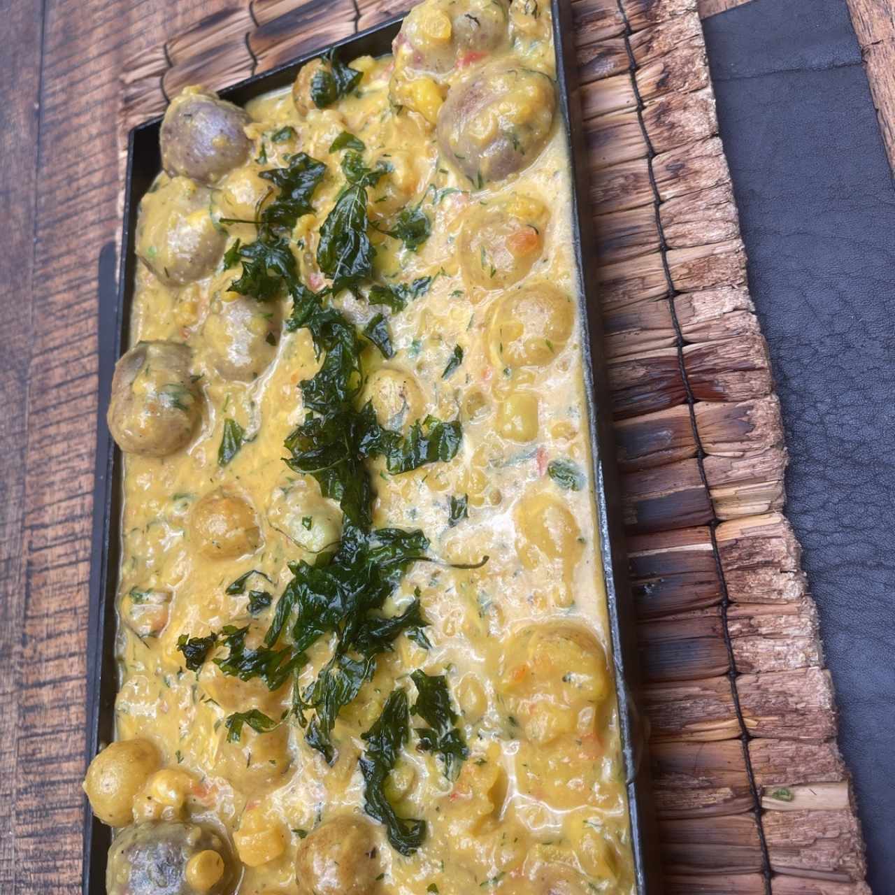 Papa chirriada 