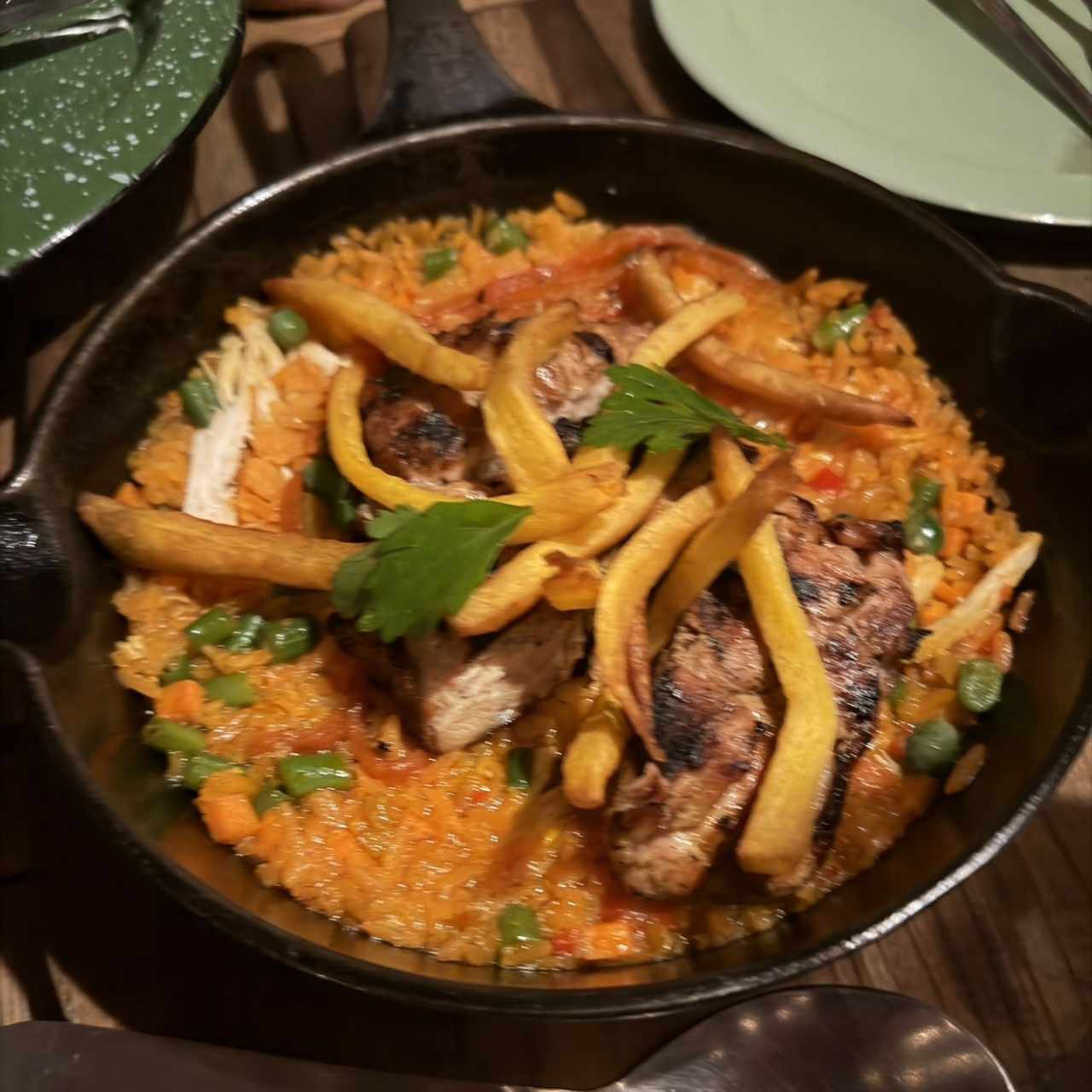 Pollo braseado