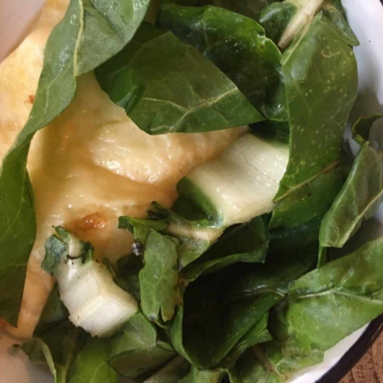 Queso acelgas