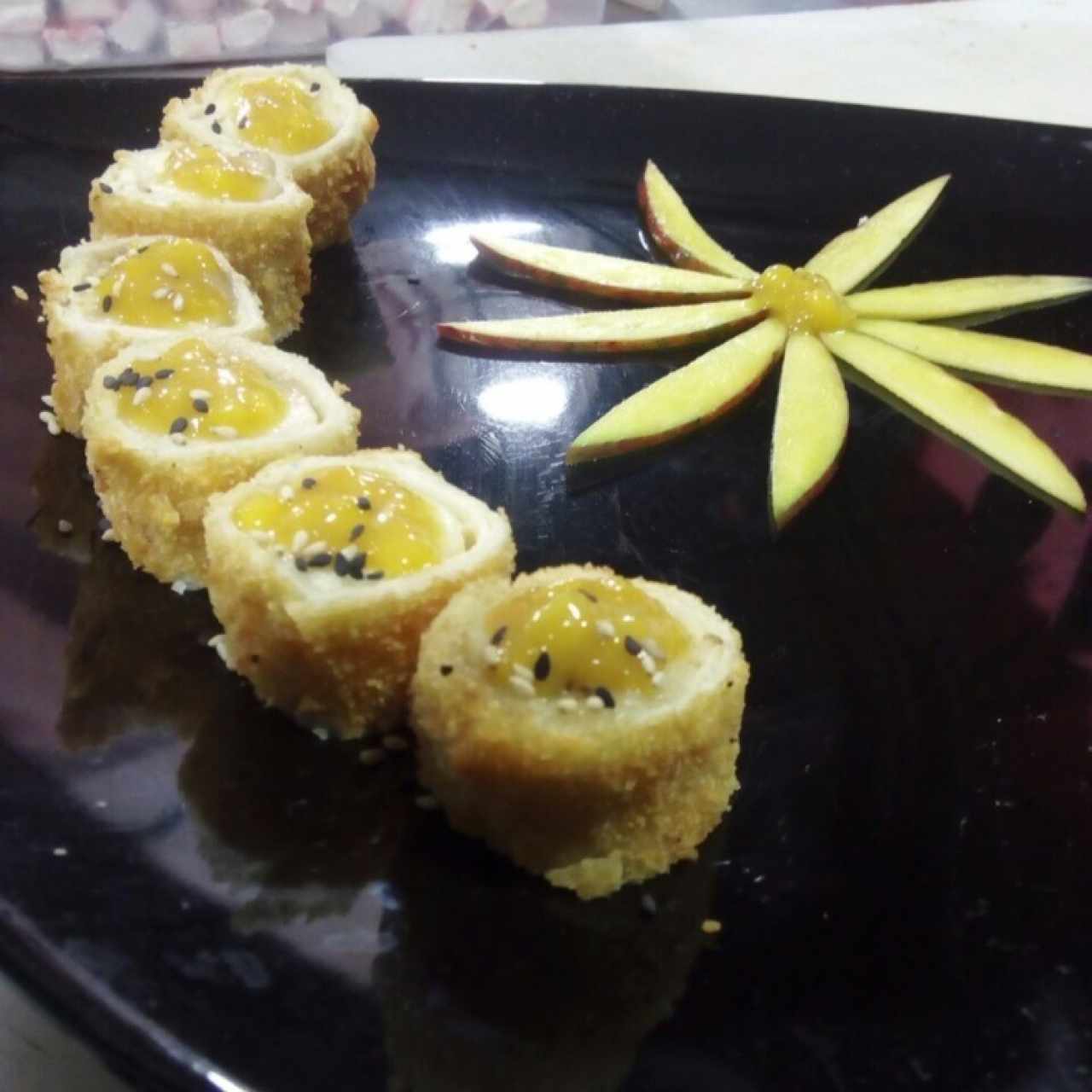 Postre Banana Tempura