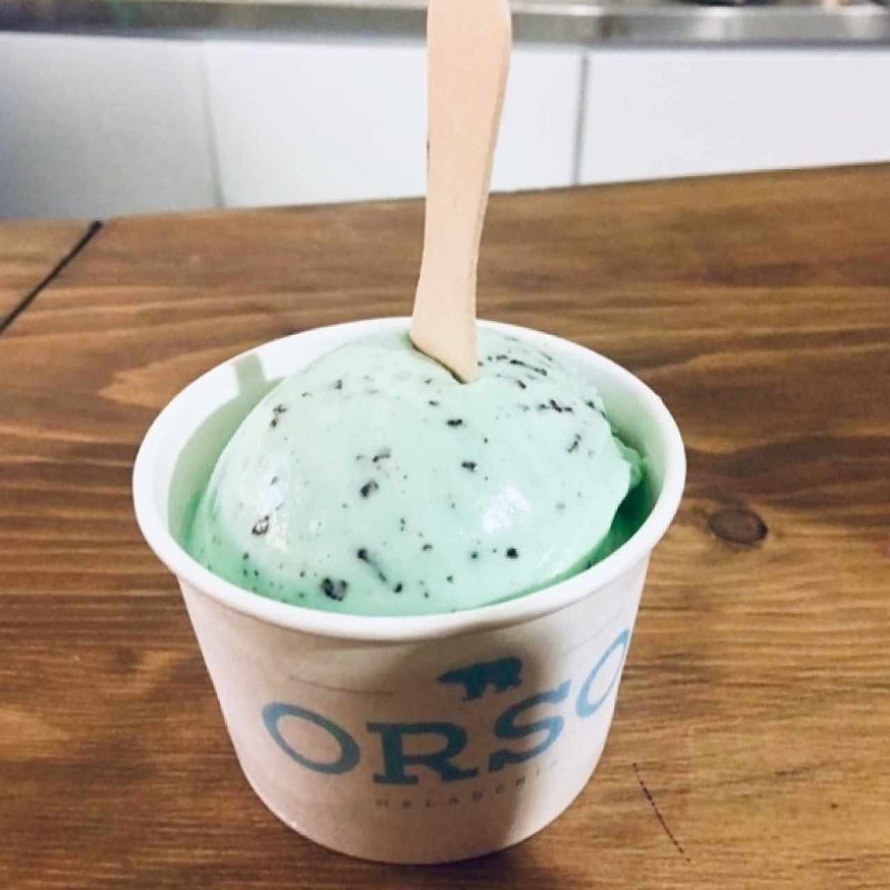 Helado de Menta y Chocolate 