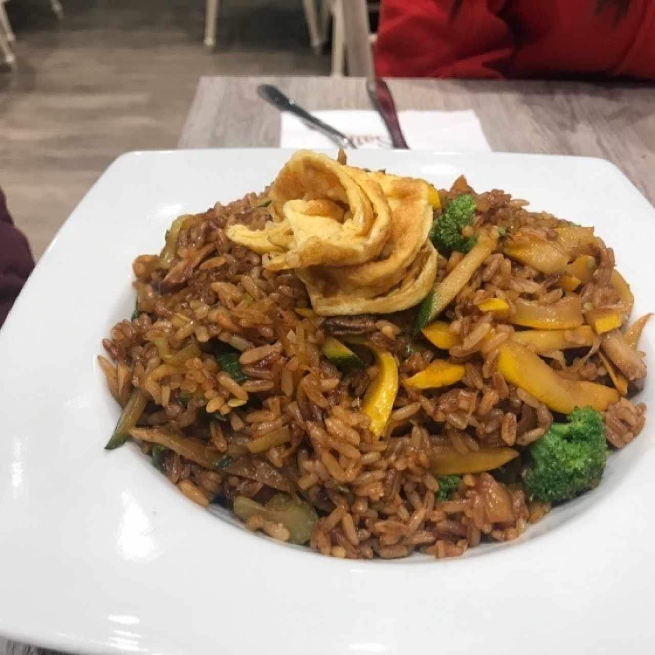 Arroz vegetariano
