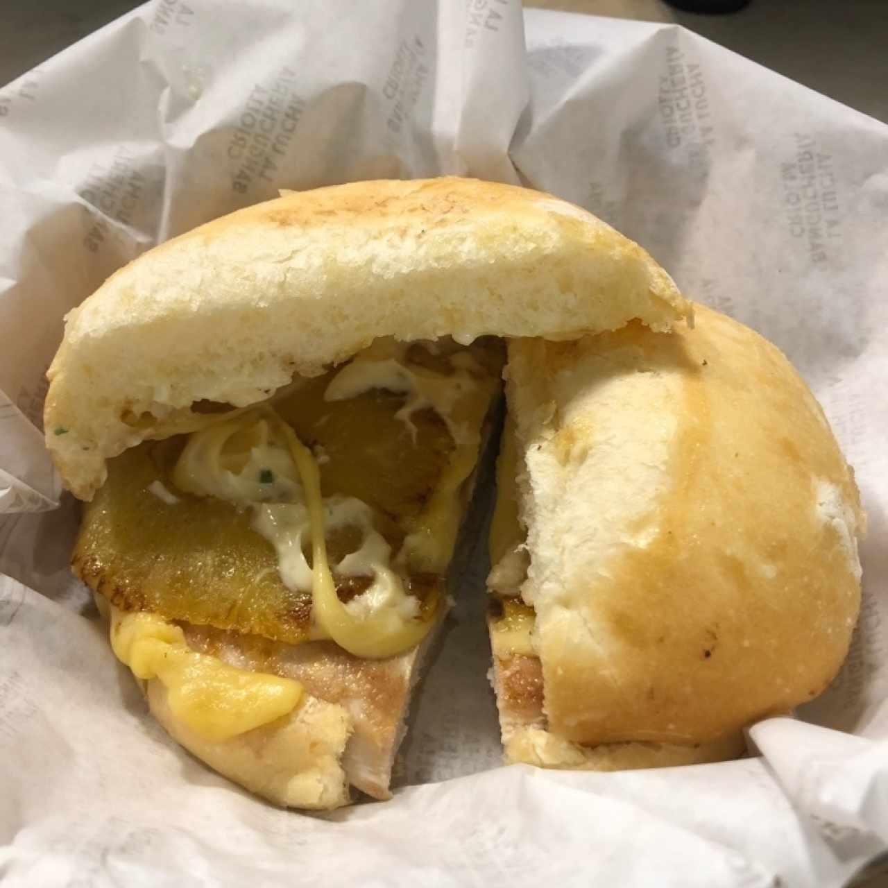 pollo y piña