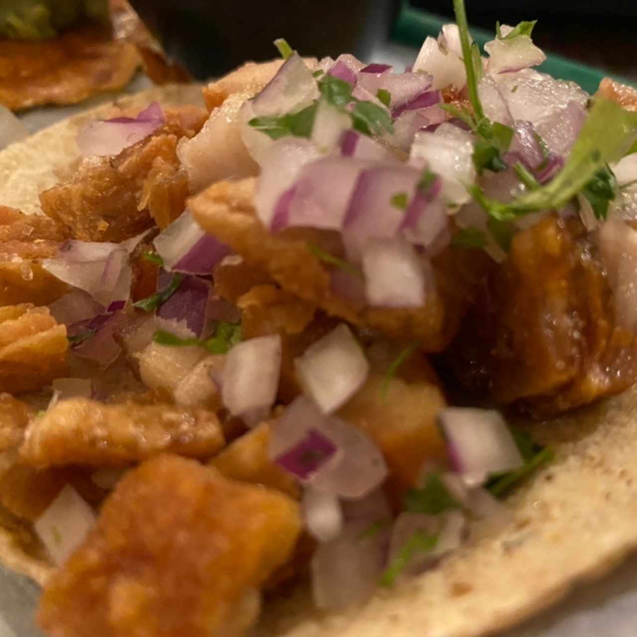 Tacos de chicharron