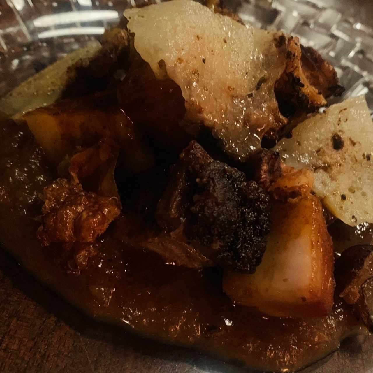 pancheta de cerdo con datiles