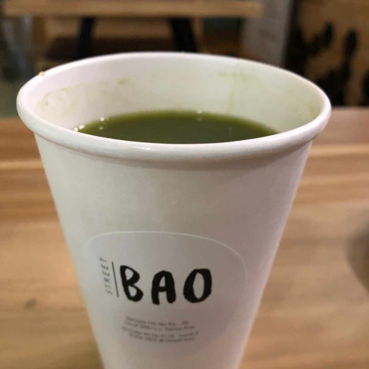 Te verde con caña de azúcar