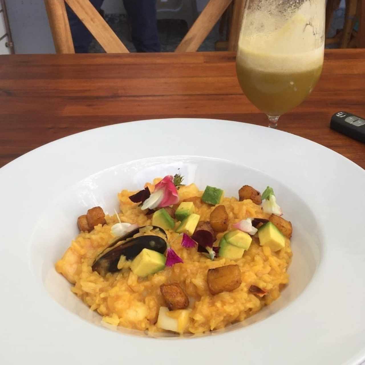 Guacho de mariscos