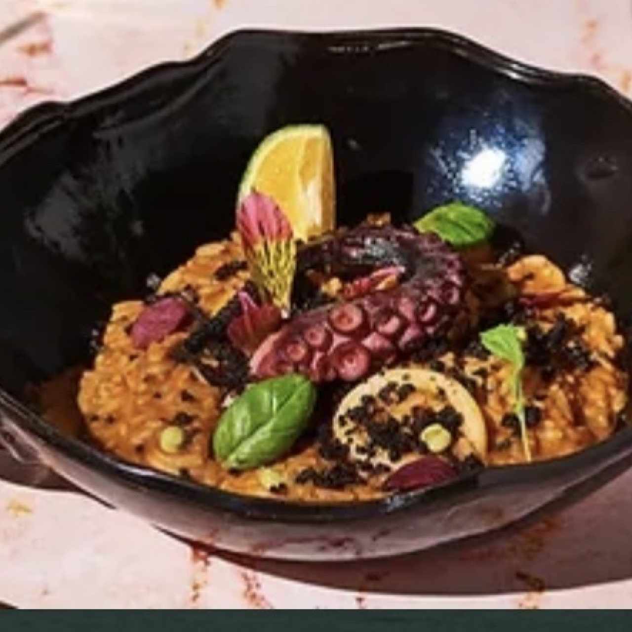 Arroz caldoso con aji