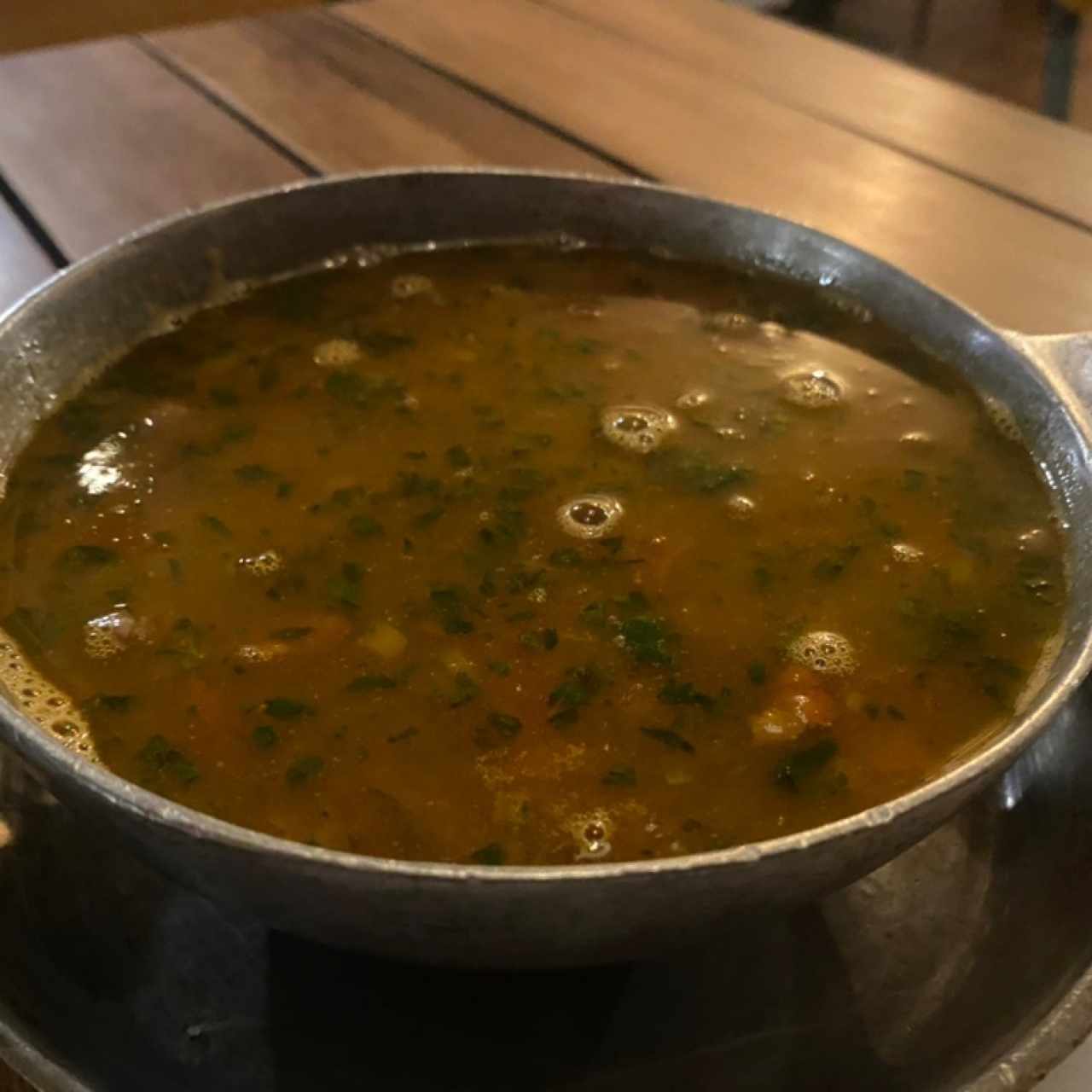 Sopa de lentejas