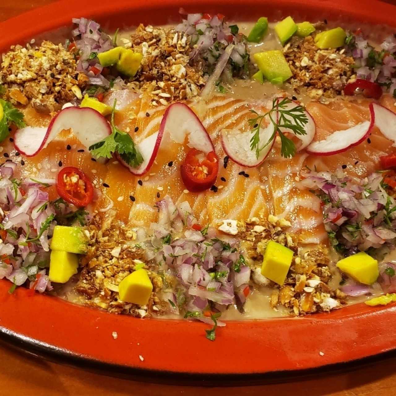 Tiradito Salmón 